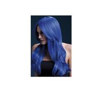 Perruque Khloe Fever Bleu Fluo - Bleu - Taille Unique