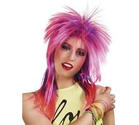 Perruque Rose et Violette - Rock violette G