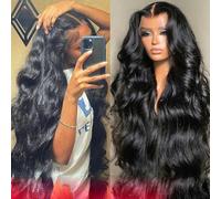 Perruque Lace Front Wig Body Wave 13x4 13x6 30 32 34 36 38 pouces 4x4 Lace Closure Wig Gluless Transparent Human Hair Lace Front Wig-13x4 HD Lace Wig-16inches-180 densité