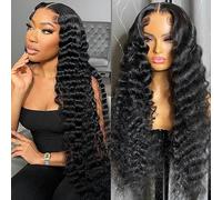 Perruque Lace Front Wig Pour Femmes, Ensemble De Perruques Faites À La Main, Petites Boucles Longues Et Bouclées, Boucles Latino-Américaines Noires