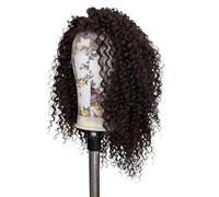 Perruque Lace Front Wig synthétique bou 13x4, perruques longues et profondes for femmes for un usage quotidien Effet naturel et Volumineux(18 inch)