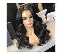 Perruque Lace Front Wig Synthétique En Fibre Résistante À La Chaleur, Densité 180%, Perruque Longue Ondulée En Dentelle, 22-26 Pouces, Perruques De Cosplay Sans Colle Pour Femmes Noires, Perruques G