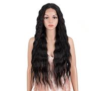 Perruque Lace Wig Synthétique Longue Et Ondulée, Blonde Ombrée Haute Température, Perruques Synthétiques Pour Femmes Noires, Perruques De Cosplay Grises Pour Femmes (Perruque En Dentelle En 13 Partie