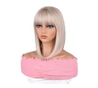 Perruque, Le rêve du créateur de tendances: la perruque synthétique à casquette complète artisanale - Libérez votre palette unique avec des mélanges couleurs exquis | Élevez jeu style aujourd'hui