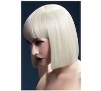 Smiffys Perruque Lola collection Fever, blonde, carré droit avec frange, 30cm / 12in Halloween