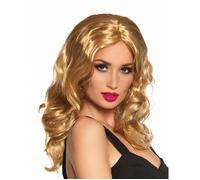 Boland Perruque 86222 – Cheveux longs, boucles légères – Blonde