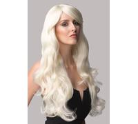 Perruque longue blonde platine à boucles souples : Andreana platinum blonde #1001