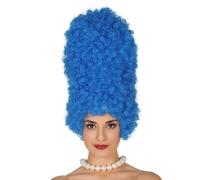 Perruque Longue Bouclée Bleue 40 Cm (Taille Unique Femme) Multicolore