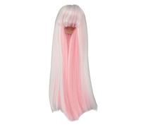 Perruque longue et droite pour poupée, cheveux longs et droits pour poupée, perruque pour poupée, perruque longue pour poupée, perruque de remplacement pour poupée, perruque pour poupée DIY