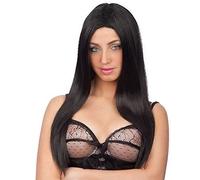 Perruque longue noire - CARNIVAL TOYS - 2527 - Adulte - Mixte