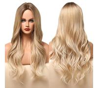 Perruque Longues perruques ondulées blondes brun cendré clair avec frange de cheveux fête quotidiennes for les femmes(LC5126-1)