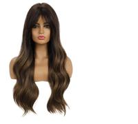 Perruque Longues perruques ondulées blondes brun cendré clair avec frange de cheveux fête quotidiennes for les femmes(LC237-2)