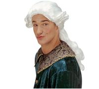 W WIDMANN MILANO Party Fashion - Perruque Duke Donatien, cheveux artificiels, tresse, baroque, noblesse