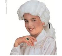 Perruque Marquis Enfant Flamme Retardante - Blanc Blanc G