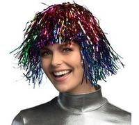 perruque métallique multicolore adulte - boland 85900 Multicolore G