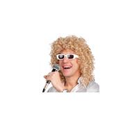 Perruque Michel Polnareff avec lunettes - Accessoire de déguisement pour homme