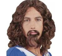 Perruque Mousquetaire - Avec Barbe - Accessoire de déguisement - Adulte - Noir