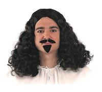 Perruque Mousquetaire du Roi Noire