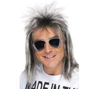 Perruque Mullet Rétro Années 80 Pour Adultes Accessoire De Déguisement