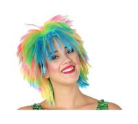 Perruque Punky multicolore - Marque : BigBuy Carnival - EAN : 8422259802556