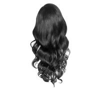 Perruque Naturel Perruques avant en dentelle perruque de cheveux humains dames africaines petits ensembles de cheveux bouclés boucles ondulées perruque peut être lissée et pliée perruques de cheveux h