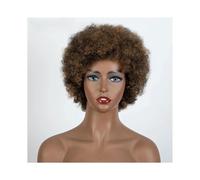 Perruque Naturel Perruques synthétiques afro crépues et bouclées for femmes, avec frange, idéales for un usage quotidien ou une fête. Perruque Coupe(Highlight Wig)