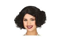 Perruque noire années 20 femme - FIESTAS GUIRCA, S.L. - Accessoires Carnaval