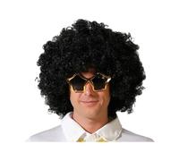 Perruque cheveux afro noir - Marque : BigBuy Carnival - EAN : 8422259802518