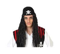 Perruque noire de pirate - Marque : BigBuy Carnival - EAN : 8422259802648