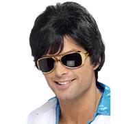 Perruque Noire Des Années 70 Shag (Taille Unique) Multicolore