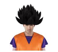 Perruque noire Dragon ball Sengoku - PTIT CLOWN - Accessoire de tête - Mixte - Adulte - Orange - Intérieur
