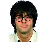 Perruque noire écolier homme Taille Unique noire G