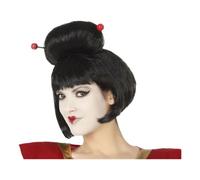 Perruque Geisha Black - Marque : BigBuy Carnival - EAN : 8422259802785