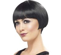 Perruque Noire Pour Femmes Style Flapper Années 1920 Costume Fancy