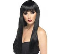 Perruque noire très longue noire G