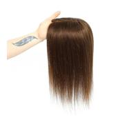 Perruque ondulée Extension de cheveux for femme - Base en dentelle - 25,4 à 45,7 cm - Cheveux brésiliens raides - Extensions de cheveux à clipser en une seule pièce - for cheveux clairsemés Poignée de