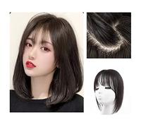 perruque ondulée Papillon Net Perruque Pièce Filles Tête De Vrais Cheveux Perruque Pièce Remplissage Cheveux Moelleux Augmenter Le Volume Des Cheveux Perruque perruques de cheveux synthétiques naturel