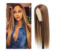 perruque ondulée Perruque frontale en dentelle droite de la perruque de perruque de perruque haute définition Perruque de dentelle transparente perruque humaine perruques blondes blonde for femmes noi