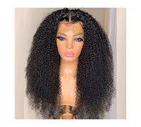 perruque ondulée Perruques frontales de dentelle frisée en dentelle frisée de la chaleur résistante à la chaleur for femmes noires 180% densité à haute température à haute température Perruques synthé