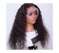 perruque ondulée Perruques Naturelles Black Synthetic Long Synthétiques for femmes noires 18-26 pouces Perruque avant résistante à la dentelle résistante à la chaleur avec perruques à cheveux synthéti
