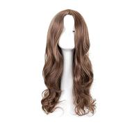 perruque ondulée Synthetic Long Curly Middle Costume Costume Cosplay Halloween Carnaval Femme Pièce perruques de cheveux synthétiques naturels(03)