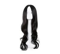 perruque ondulée Synthetic Long Curly Middle Costume Costume Cosplay Halloween Carnaval Femme Pièce perruques de cheveux synthétiques naturels(04)