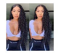 perruque ondulée Water Wave Remy Cheveux humains 13x4 Dentelle Dentelle Avant Perruque 4x4 Dentelle Perruque de fermeture for femme Brésilienne Human Hair Perruque de dentelle Précédent avec cheveux p