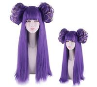 Perruque parfaite pour les fêtes quotidiennes Cos Wig Fate/Grand Order Nito Kris Kimono Edition Violet Sac à cheveux