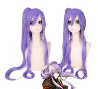 Perruque parfaite pour les fêtes quotidiennes Vocaloid Setsakureka/Formula/Shenwei aubergine/corps principal + queue de cheval 262