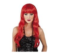 Boland - Perruque Chique, cheveux synthétiques longs et lisses avec frange, coiffure, EM, WM, Accessoire, Costume, Accessoire, Fête foraine, Carnaval