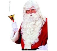 W WIDMANN MILANO Party Fashion - Perruque Père Noël avec barbe, moustache et sourcils, Père Noël, Santa Claus, Noël, Fête à thème, Carnaval