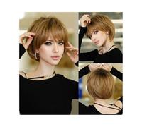 Perruque Perruque blonde ombrée for femme, perruque synthétique tendance, idéale for les fêtes quotidiennes Perruques Cheveux