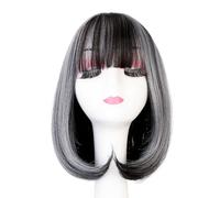 Perruque Perruque Bob Femme Cheveux Haute Température Perruque Clavicule Cheveux Courts Bouclés Perruque Naturelle À La Mode Perruques quotidiennes