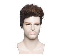 Perruque Perruque Perruques Courtes Pour Hommes Cheveux Raides, Perruque Perruques Naturelles Perruques Grises Résistantes À La Chaleur Pour Femmes (Couleur: 01) (1)